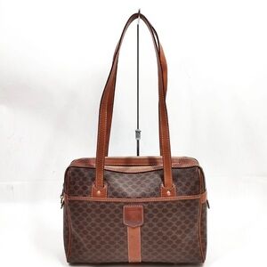 Celine Brown and Black Patterned Tote